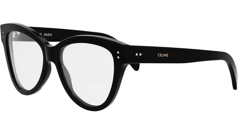 Thin Black Geometric Eyeglasses