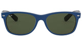 New Wayfarer Color Mix RB2132 rubber blue on black