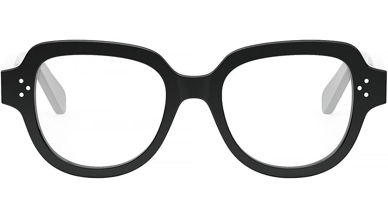 CELINE 3 Dots Black Geometric Eyeglasses