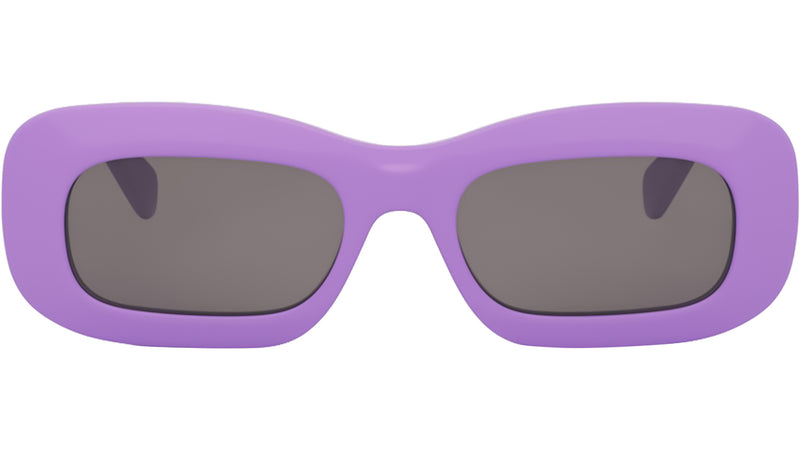3 Dots Purple Rectangle Sunglasses