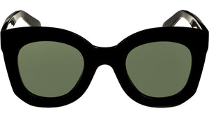 3 Dots Black Butterfly Sunglasses