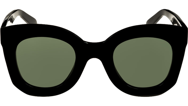 3 Dots Black Butterfly Sunglasses