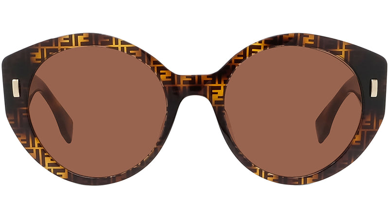 Fendi First Havana Round Sunglasses