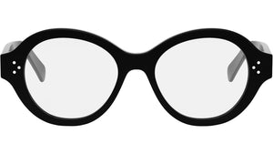3 Dots HD Black Geometric Eyeglasses
