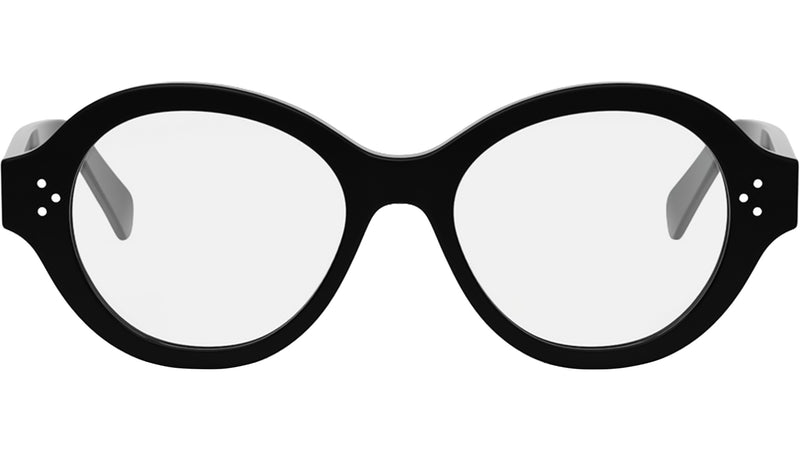 3 Dots HD Black Geometric Eyeglasses