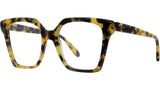 Slim Tortoise Square Eyeglasses