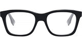 Fendi Essential Black Rectangular Eyeglasses