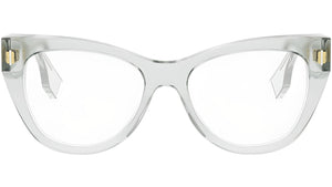 Fendi Roma Green Round Eyeglasses