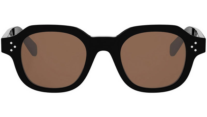 CELINE 3 Dots HD Black Square Sunglasses