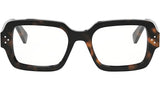 CELINE 3 Dots Dark Havana Rectangular Eyeglasses