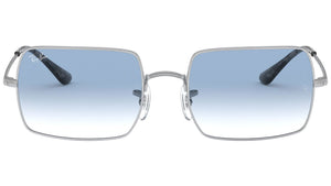 Rectangle RB1969 silver light blue