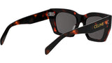 CELINE 3 Dots Havana Square Sunglasses