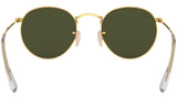Round Metal RB3447 polished gold
