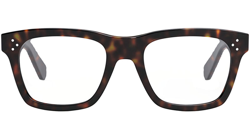 CELINE 3 Dots Havana Rectangular Eyeglasses