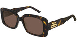 BB0048S 002 shiny dark havana
