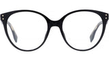 Fendi Essential FE50005I 001 Black Round Eyeglasses
