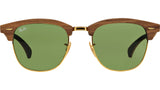 Clubmaster Wood RB3016M 11824E Green
