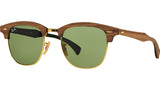 Clubmaster Wood RB3016M 11824E Green
