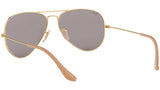 Aviator Washed Evolve RB3025 gold and grey